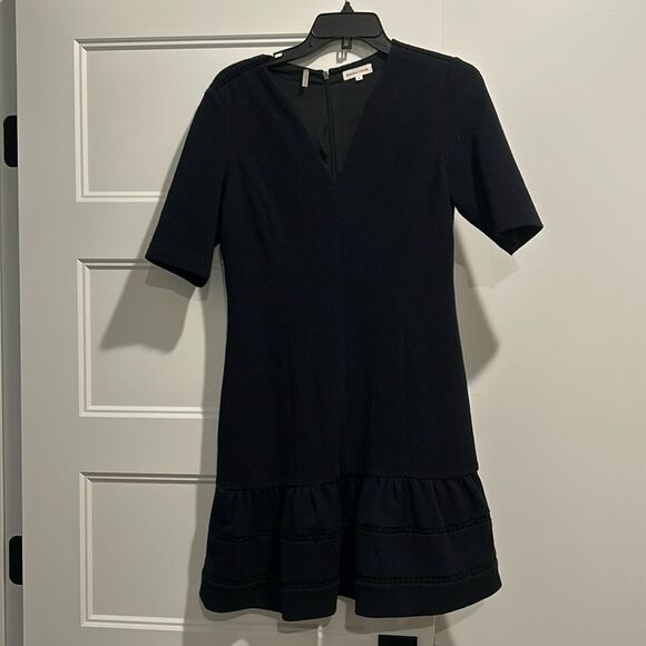 Rebecca Taylor navy blue dress 8 - Picture 1 of 4